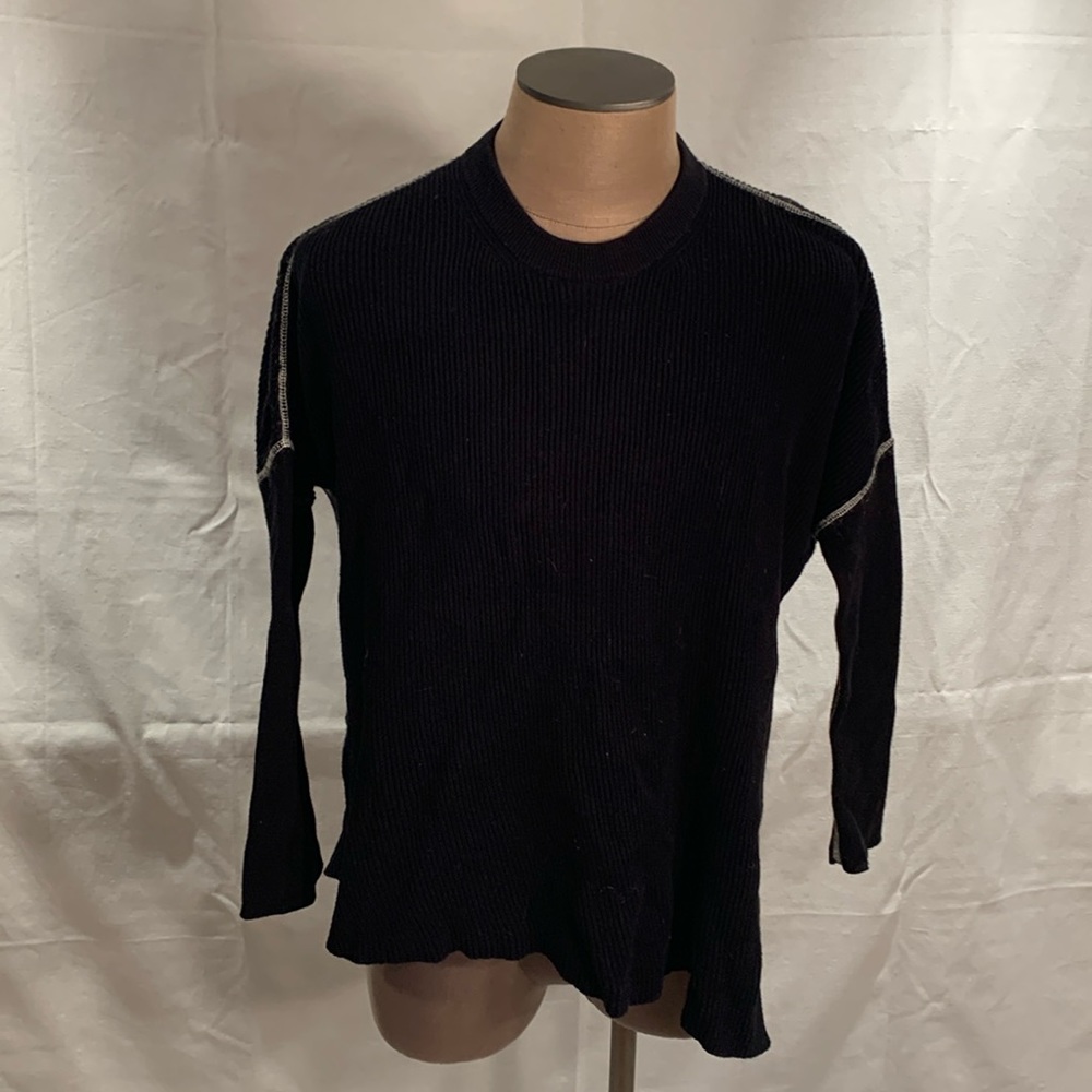 All Saints Woman Black Drop shoulder sweater size Xs / S